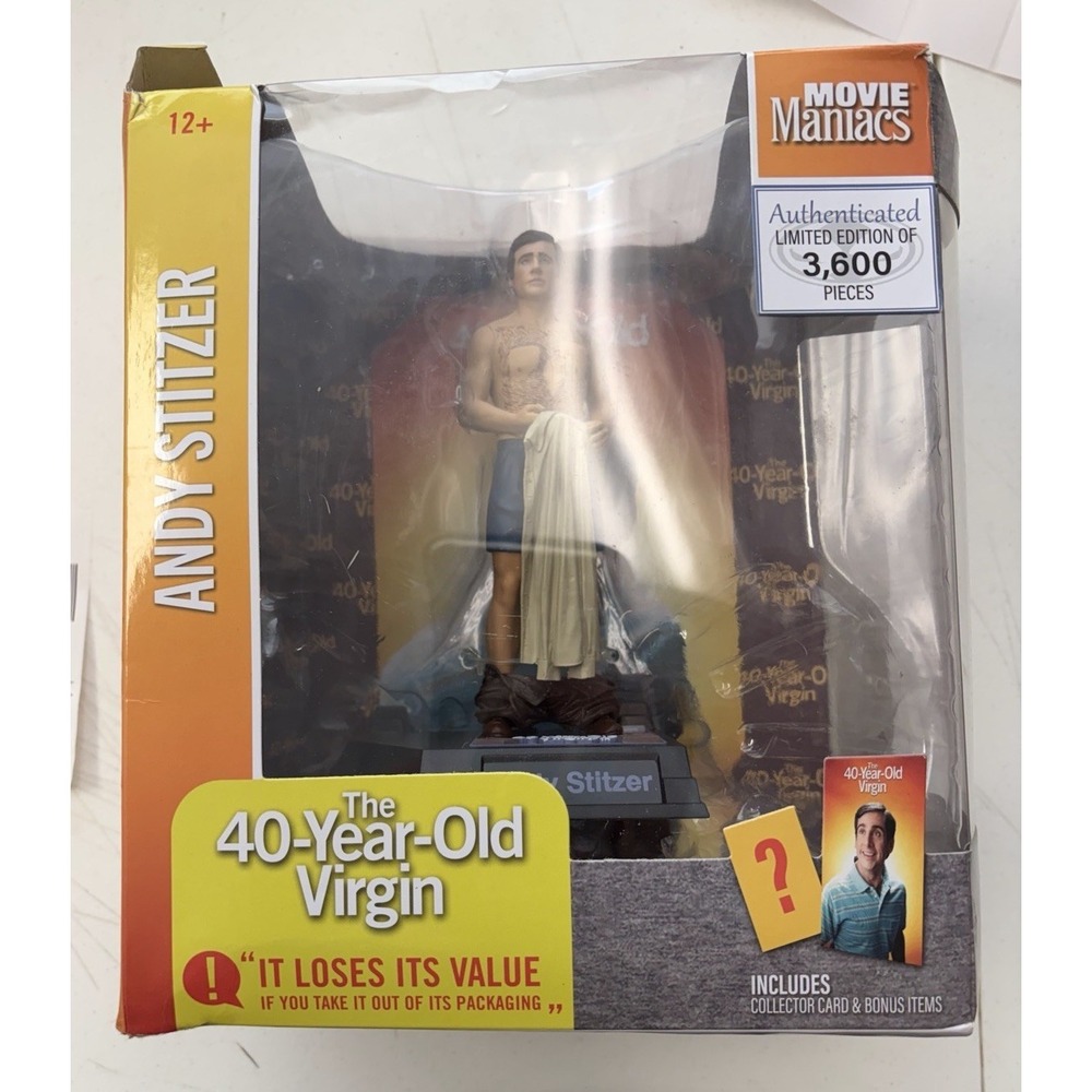 40 Year Old Virgin Limited Edition Andy Stitzer Collectible Figure-New Bx Dmg